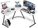 DESINO L-Shaped Desk Computer Corner Table, L Shaped Home Office Desk, Large Gam