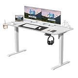 Standing Desk, Height Adjustable Electric Stand up Desk,140cm Computer Desks Hom