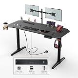 NOAEOU Home Office Electric Height Adjustable Standing Desk, Intelligent Stand U
