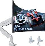 HEYMIX LIFE Heavy Duty Monitor Arm - 15KGs Monitor Stand for Ultrawide Screens U