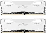 Timetec Pinnacle Konduit 16GB KIT(2x8GB) DDR4 3200MHz PC4-25600 CL16-18-18-38 XMP2.0 Overclocking 1.35V Compatible for AMD and Intel Desktop Gaming PC Memory Module RAM - White