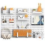 XICEN Wall Organizer Peg Board - Elevate And Declutter Your Gaming And Office - 