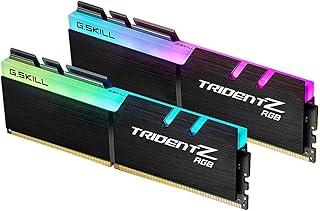 G.Skill Trident Z RGB Series 16GB (2 x 8GB) 288-Pin SDRAM (PC4 24000) DDR4 3000 CL16-18-18-38 1.35V Dual Channel Desktop Memory Model F4-3000C16D-16GTZR