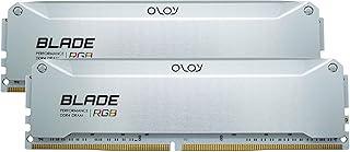 OLOy DDR4 RAM 16GB (2x8GB) Aluminum Blade RGB 3600 MHz CL16 1.35V 288-Pin Desktop Gaming UDIMM (MD4U0836163BRADA)