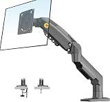 NB Nortbayou Universal Monitor Stand Single Arm Swivel Monitor Stand with Gas Sp