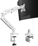 ETHU Adjustable Single Monitor Arm, Monitor Stand for 13-32 inch Monitor Holds 2