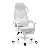 GTPLAYER #1USA Ergonomic Gaming Chair with Footrest, Mesh Back Computer Desk Cha