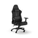 Corsair TC100 Relaxed Faux Leather Gaming Chair, Faux Leather, Black, One Size