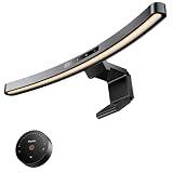 Quntis Curved Monitor Light Bar with Remote &Touch, Auto Adjustable Brightness a