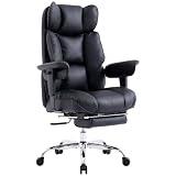 Efomao Executive Chair 180kg, Black Big and Tall Office Chair