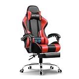 GTPLAYER Gaming Chair for Adults – Ergonomic Office Chair with USB Massage Lumba