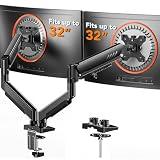 ErGear Dual Monitor Arm, Full Adjustable Monitor Mount for 13-32″ Screens, Fast