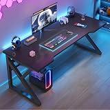 Nzone Gaming Desk Computer Desk, Ergonomic Gaming Table with K-Shaped Steel Legs