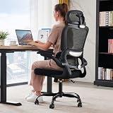 Office Chair Ergonomic Desk Chair, 330 LBS Home Mesh Office Desk Chairs with Whe